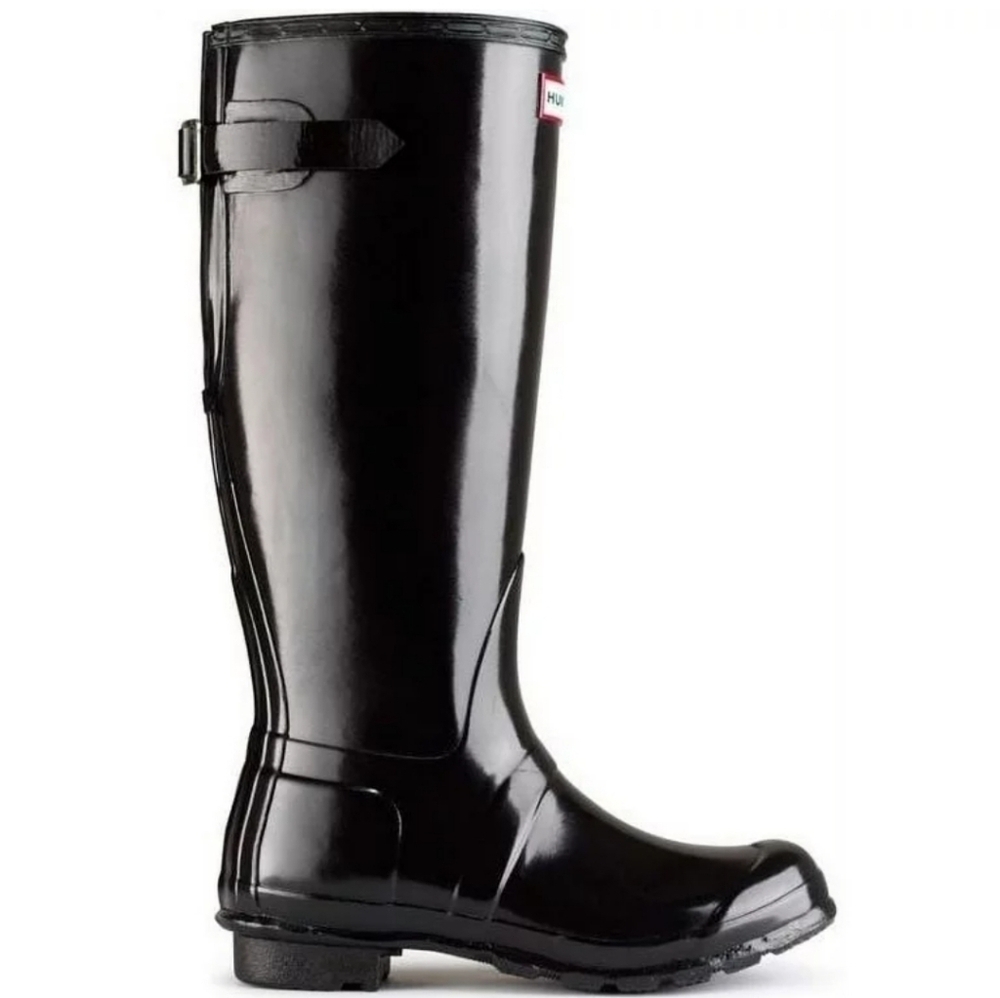 Hunter Women Tall Original Gloss Rain Boots shoes sz 5